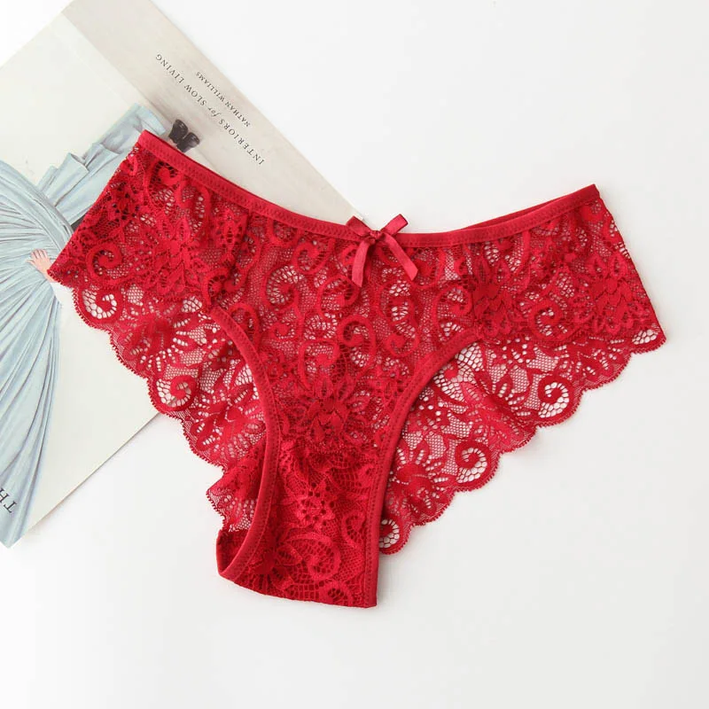 Sexy lace underwear women sexy panties string femme erotique low-waistline transparency bragas mujer culotte |