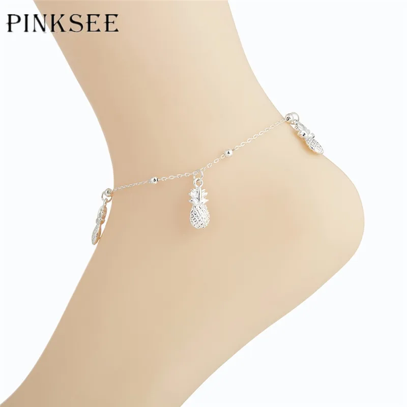 PINKSEE браслет на ногу в виде ананаса цинковый сплав цепочка для ног ювелирные