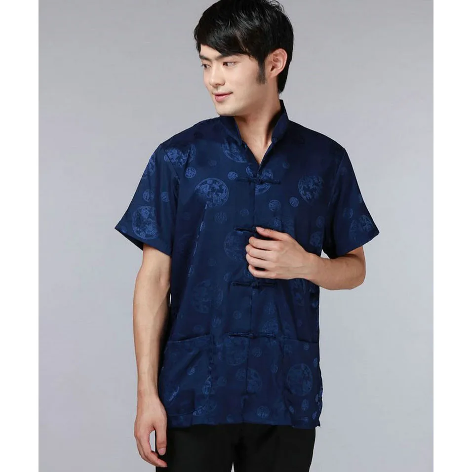 Оптовая продажа Новое поступление китайские традиционные мужские рубашки с