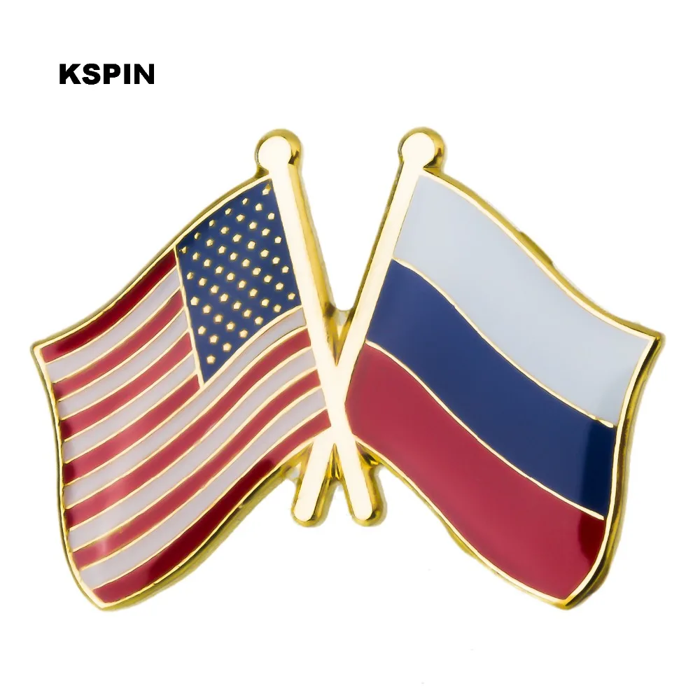 U.S.A Friendship Flag Metal Lapel Pin Military Badge Beautiful Brooches Coins Collectibles | Украшения и аксессуары