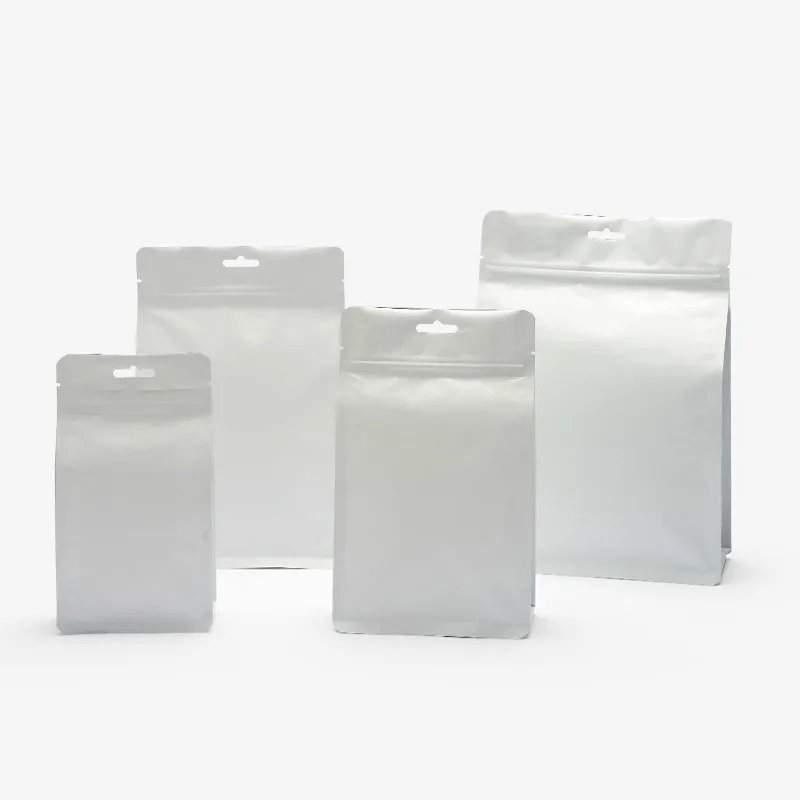 

Ferimo 25pcs Paper bag self sealing bag zip lock ziplock storage packaging bags coffee candy food pouch wholesale