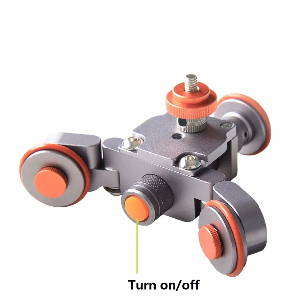 Мини гибкая электрическая видеороликовая тележка с 3 колесным шкивом