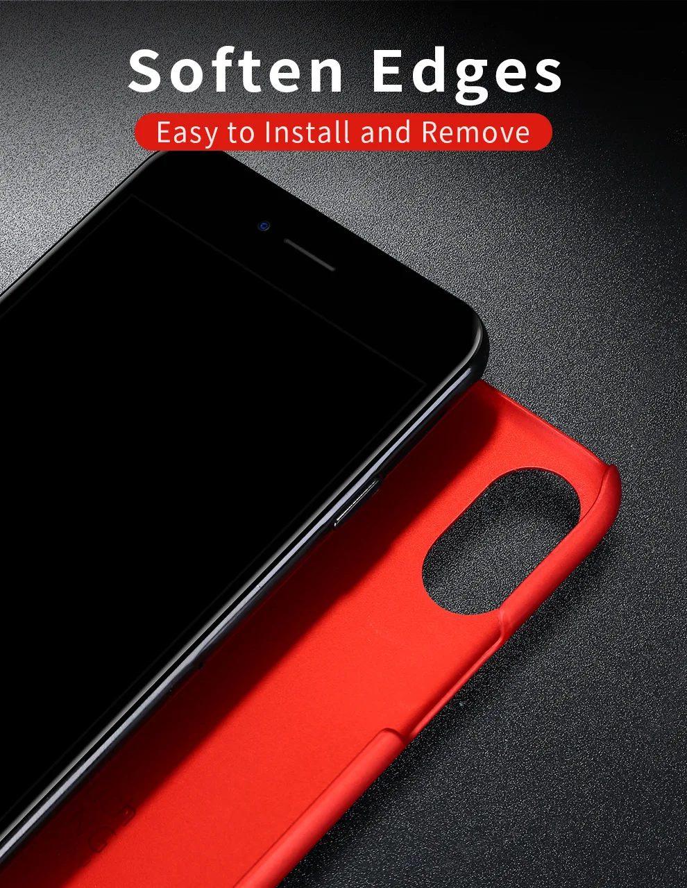 X-LEVEL шелковистый чехол для телефона iphone X с металлической краской ПК жесткий
