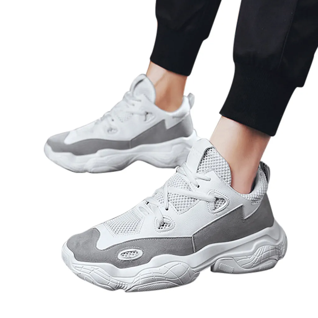 YOUYEDIAN Casual Shoes Men Breathable Comfortable Fashion 2019 Male Wear-resistant Lace-up Cheaper Lightweight Sneakers Zapatos | Обувь