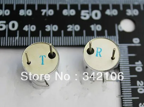 Free Shipping!!! 50pcs Split ultrasonic transceiver sensor probe one pair buy | Электронные компоненты и