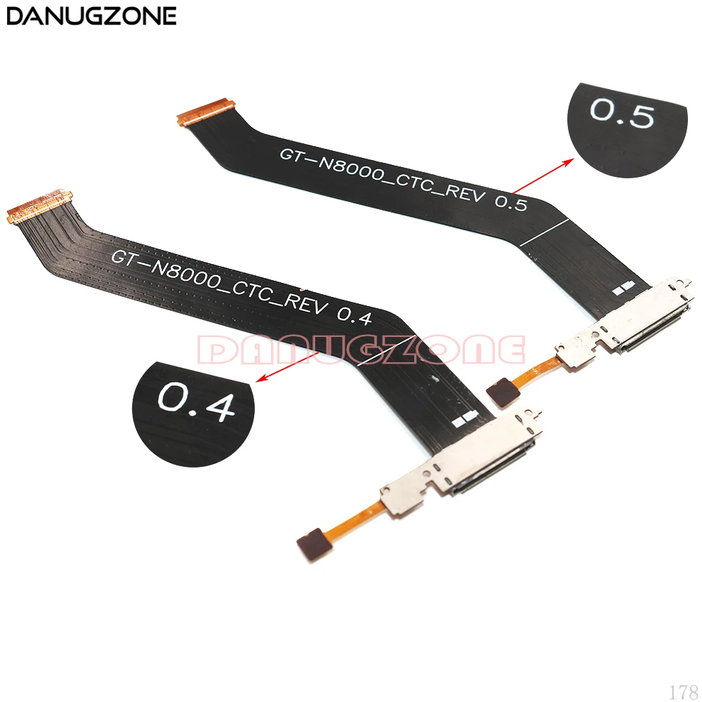 Conector de carga USB para Samsung Galaxy Note, Cable flexible para Samsung...