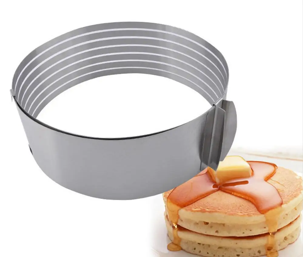 Резак для торта из нержавеющей стали регулируемый слой резак нарезки мусса