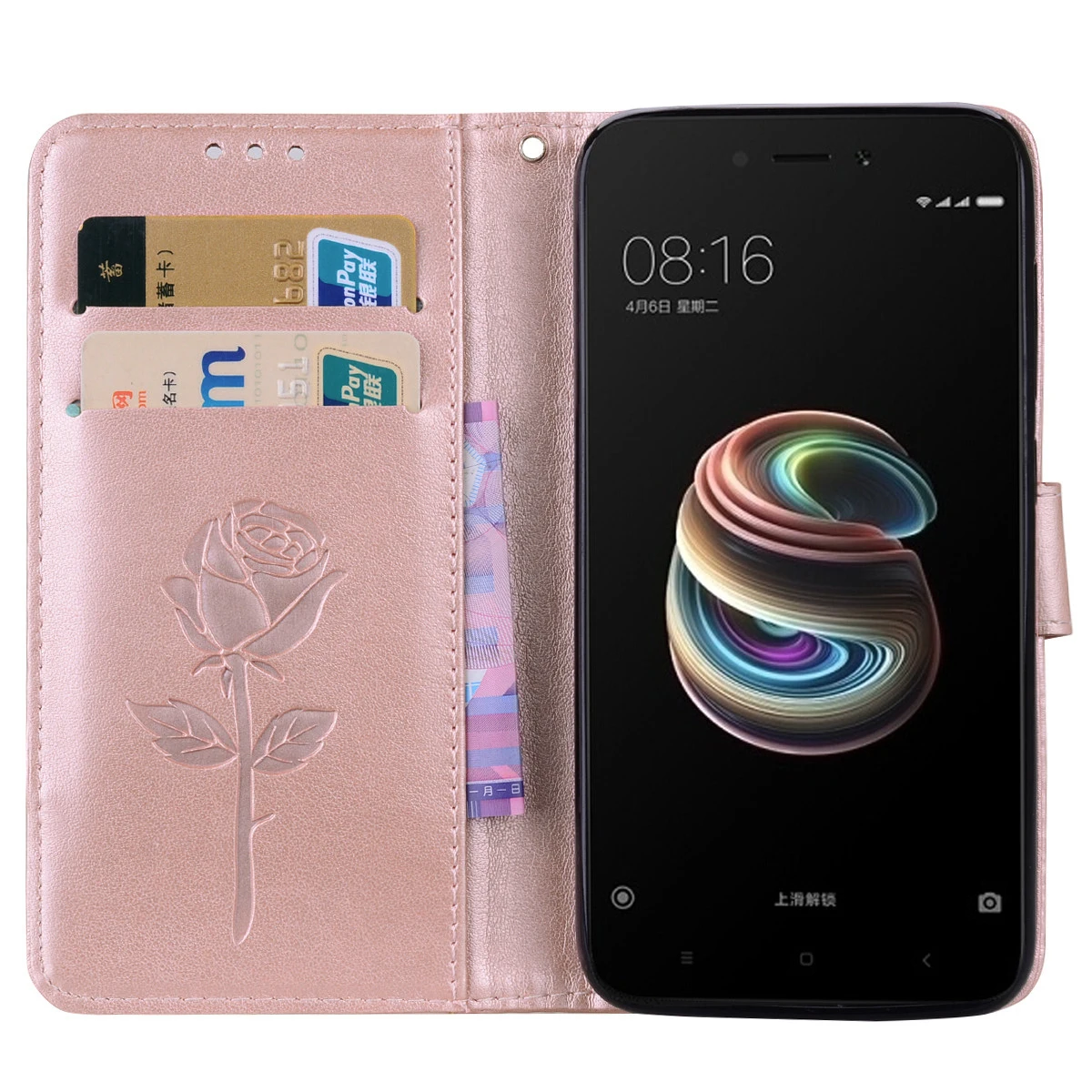 Кожаный чехол для Xiao mi 5X Чехлы A1 Цветочный Дизайн телефона A1|Чехлы-портмоне| |