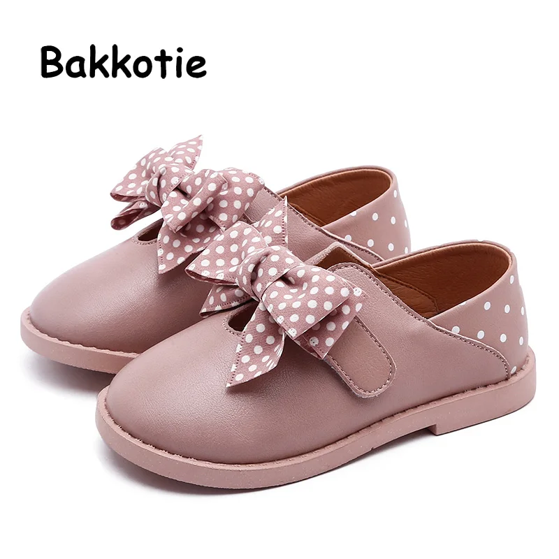 Bakkotie/детская обувь из искусственной кожи сезон осень для маленьких девочек с
