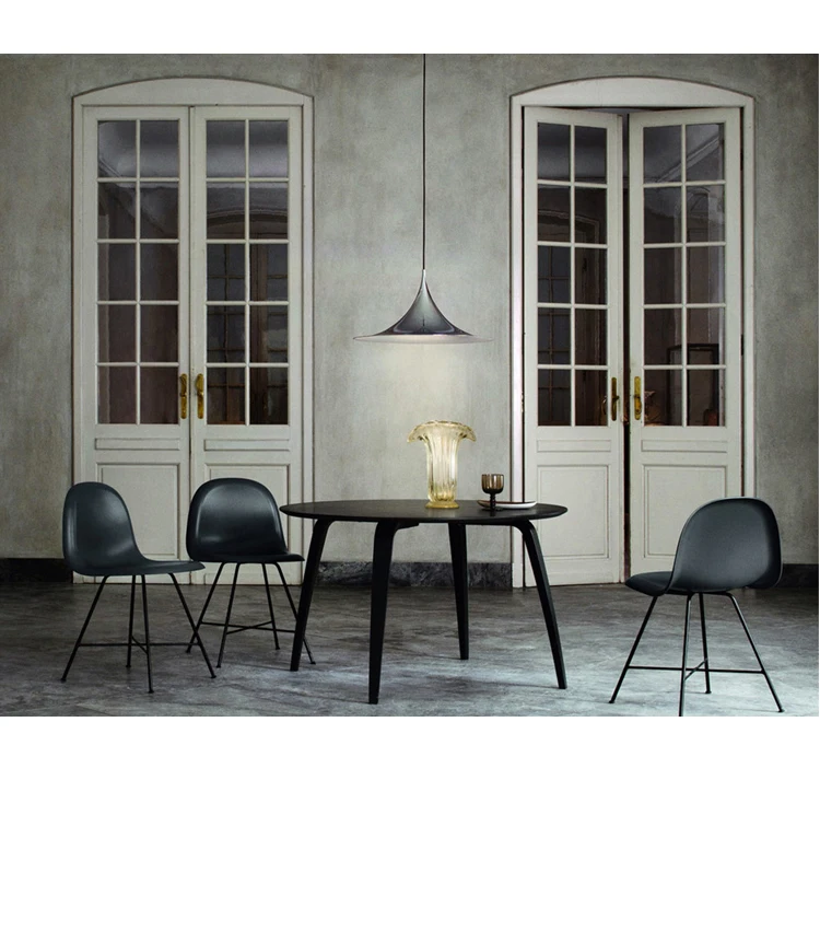Streamlined Horn Hanging Lamp Designer of Minimalist Danish Hanging Lamp Restaurant Modern Bar Soft Lustres Pendentes Lighting