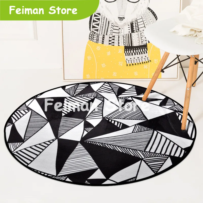 Скандинавский Серый Белый детская игровая палатка напольный коврик с