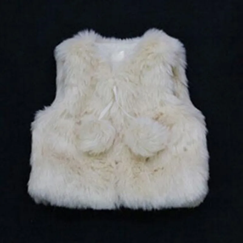 Мода 2019 г. милый жилет для маленьких девочек топы осенне зимнее пальто элегантные