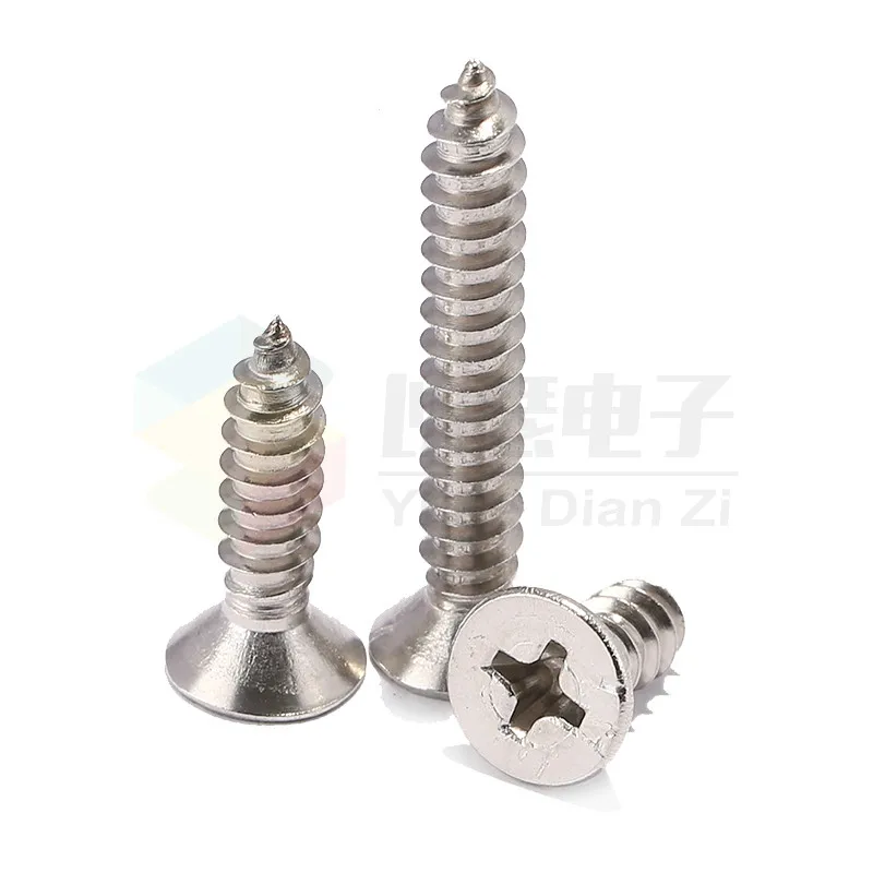 5 шт. 304 Винты с потайной головкой из нержавеющей стали винты плоской