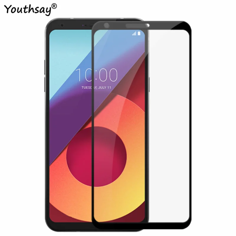 1 шт. Защита экрана для LG Q6 закаленное стекло полное покрытие Защитная пленка