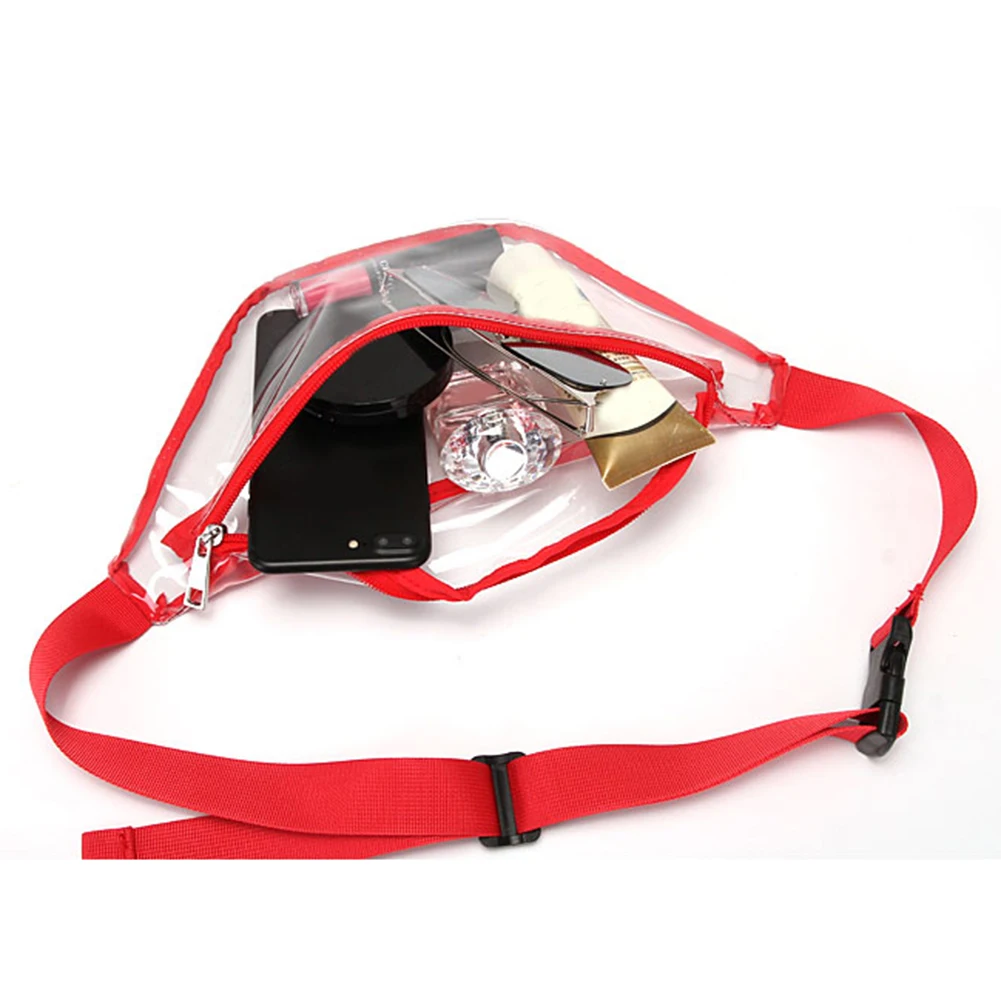 Простые прозрачные забавные сумки из ПВХ 2019 водонепроницаемые женские поясные