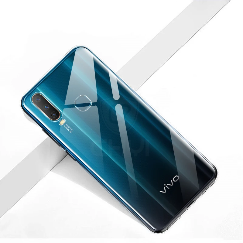 Chyi КРЫШКА ДЛЯ VIVO y17 прозрачный чехол мягкий силиконовый полиуретановый