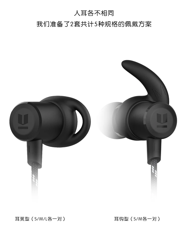 Беспроводная Bluetooth 5,0 Беспроводная деревянная сабвуферная IPX5 для бега спортивные наушники-вкладыши металлические проводки наушники-вкладыши