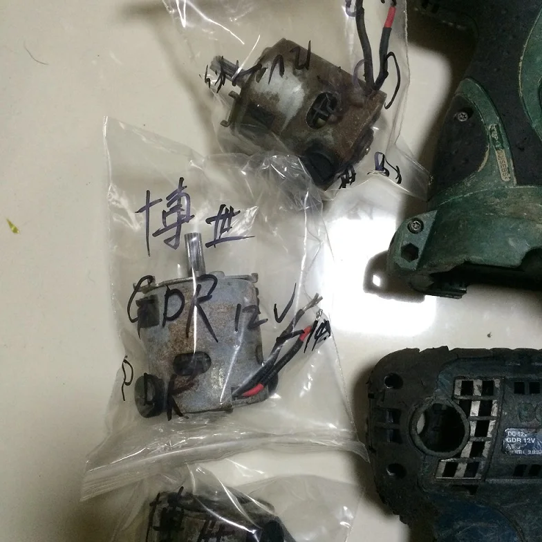 Motor Используется ГДР PDR 12 14,4 В зарядка ударная ручная дрель переключатель двигатель корпус положительные и обратные выщипывания частей - Цвет: Motor