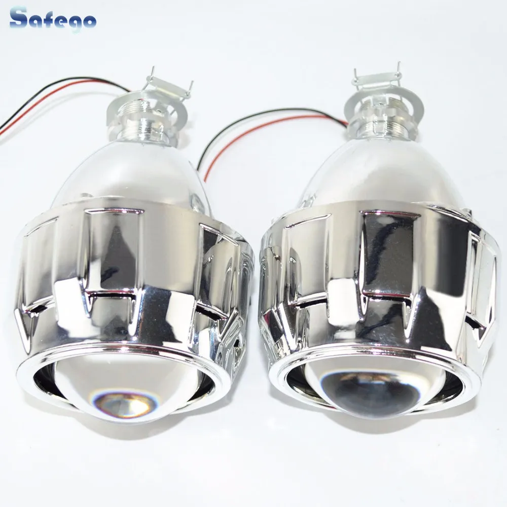 Safego HID линзы проектора Bi Xenon Биксеноновые с кожухом 2 5 дюймов объектив для H1