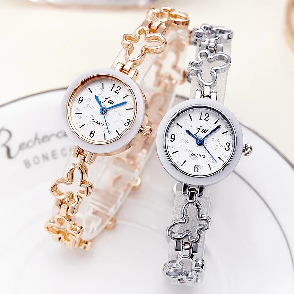 Новинка 2019 модные наручные часы из розового золота женские роскошный бренд JW