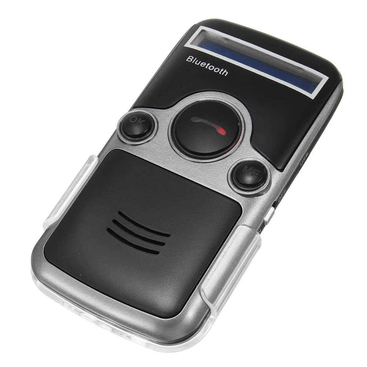 HEVXM Солнечный Bluetooth гарнитура автомобильный комплект FM передатчик стерео