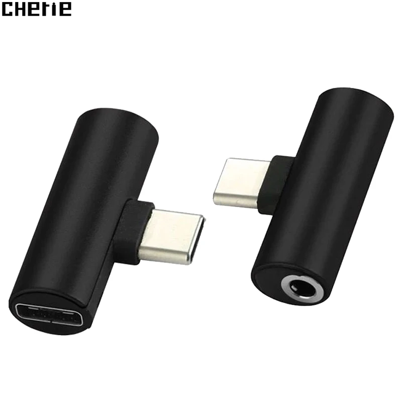 Адаптер для наушников Cherie Adaptador USB Tipo C 3 5 мм аудиоразъем Aux разветвитель зарядный