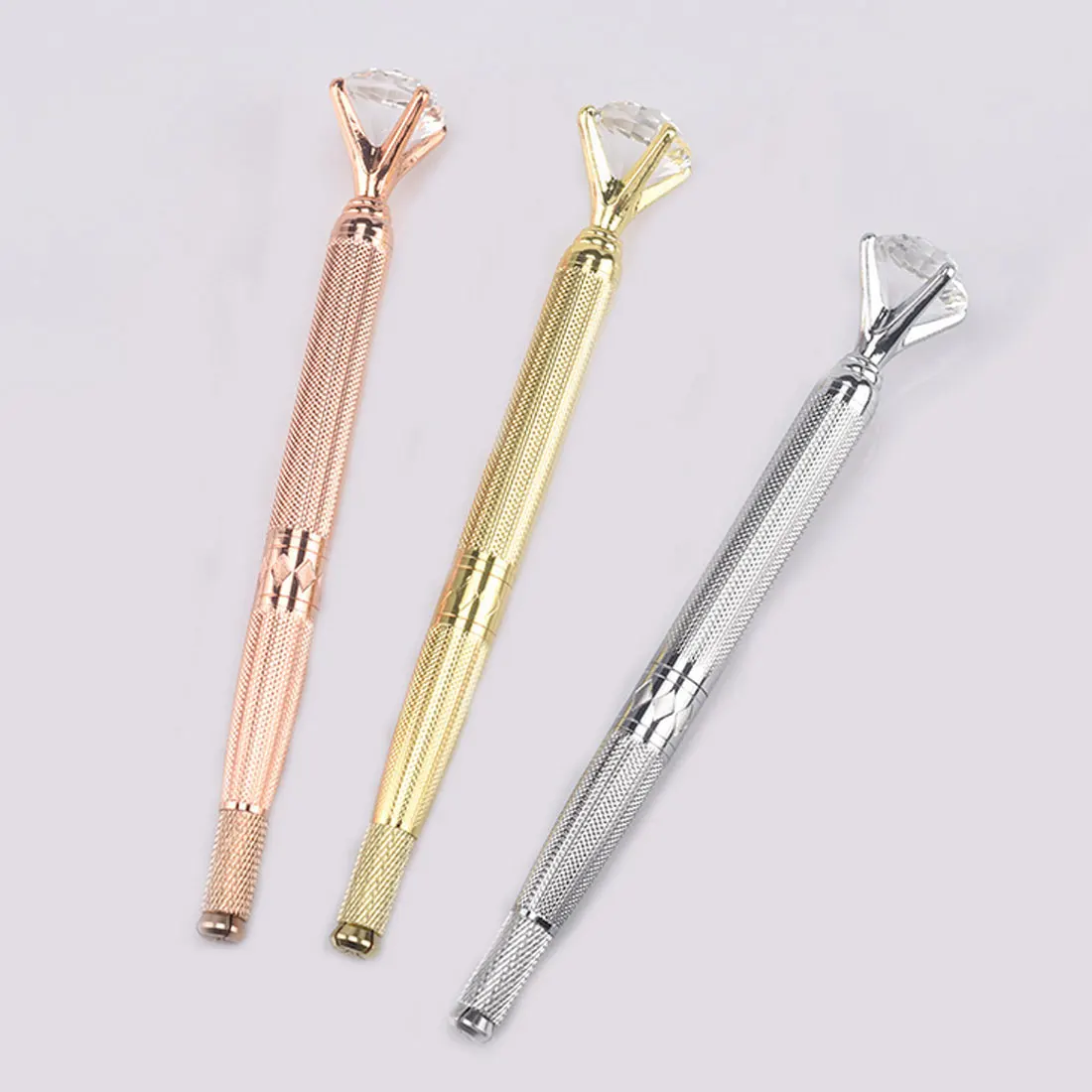 New Eyebrow Manual Pen Microblading Tattoo Machine For Permanent Lip Embroidery With Crystal Diamond 1pc | Красота и здоровье