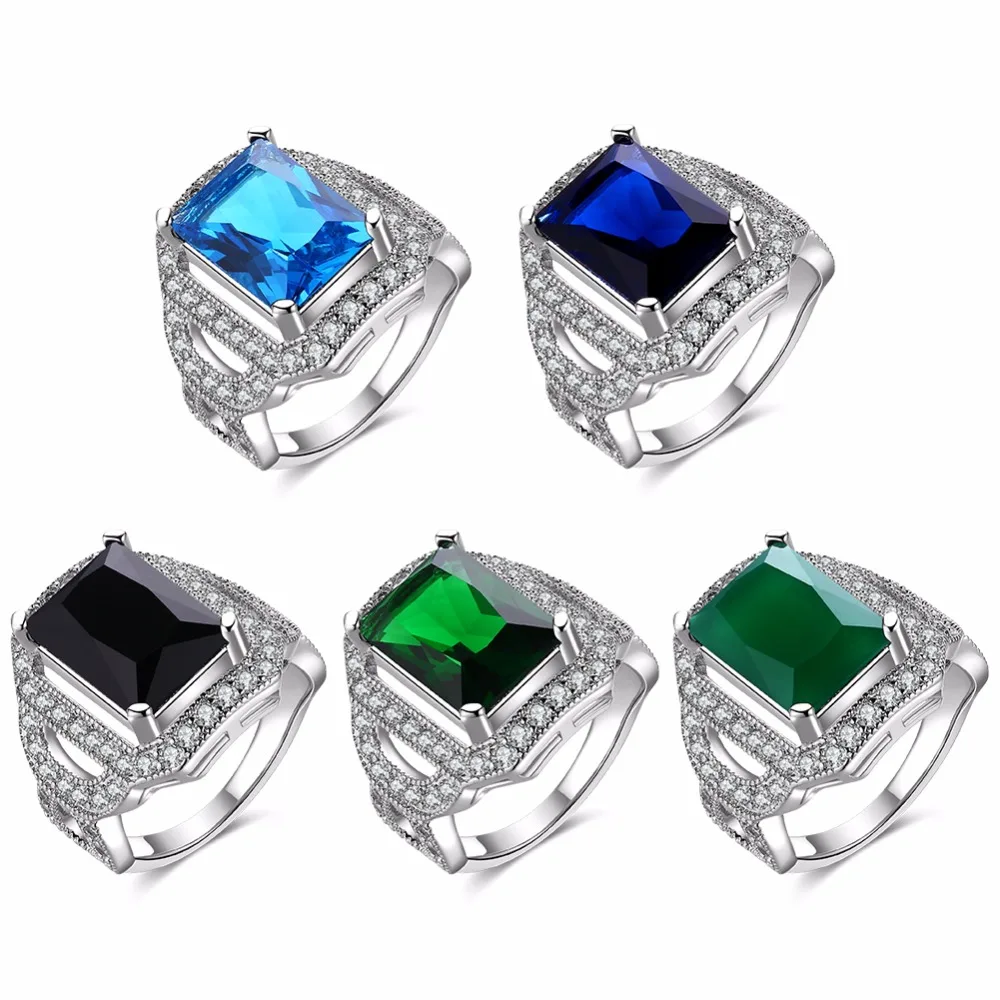 DK обручальное кольцо классические ювелирные изделия для женщин квадратное