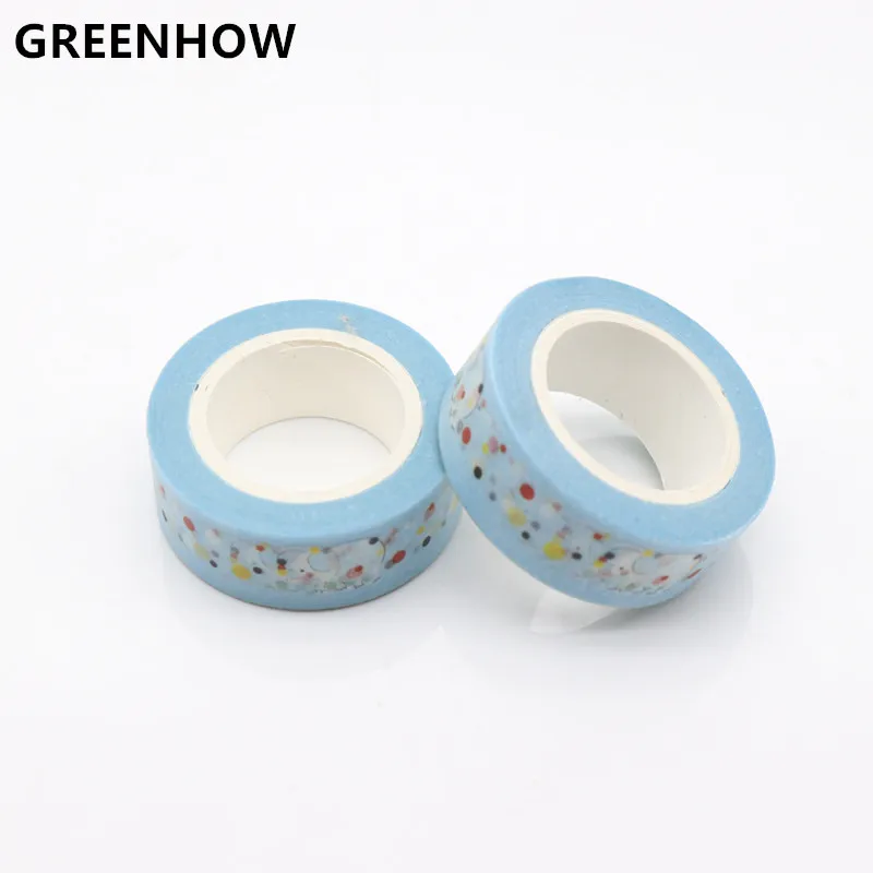 GREENHOW японские фотообои животные пончики Маскировочная лента декоративный клей