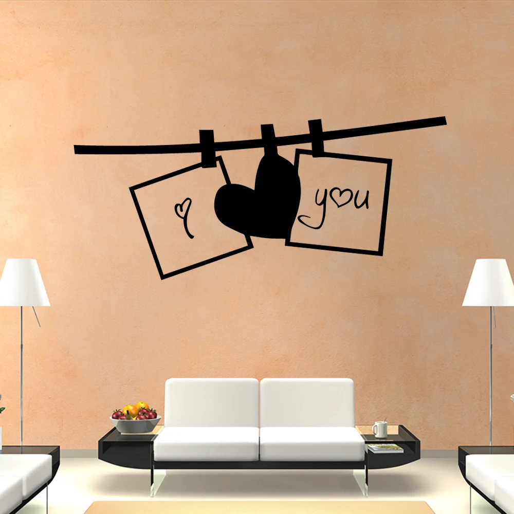 Стикер на стены любовь украшения дома ПВХ наклейка гостиная спальня