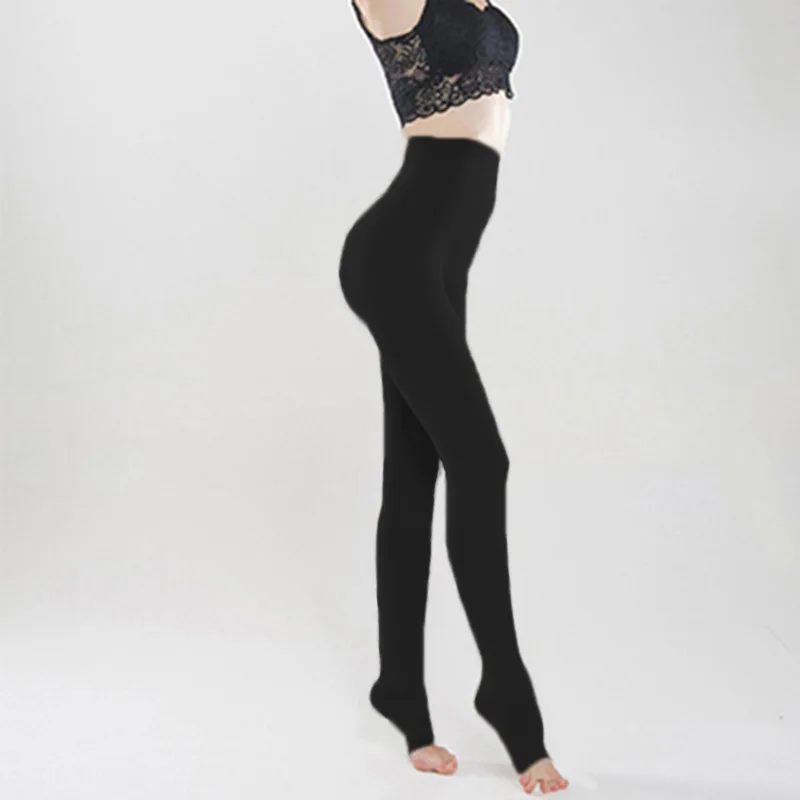 open toe black От 24 до 32 мм рт. Ст. Анти-медицинское лечение венозного класса 2 компрессионные колготки уход медсестры предотвратить варикозное комдавление колготки - Color: open toe black