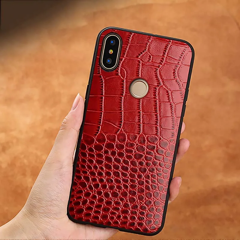 Крокодил шаблон мобильного телефона чехол для xiaomi 8 кожа все включено защита