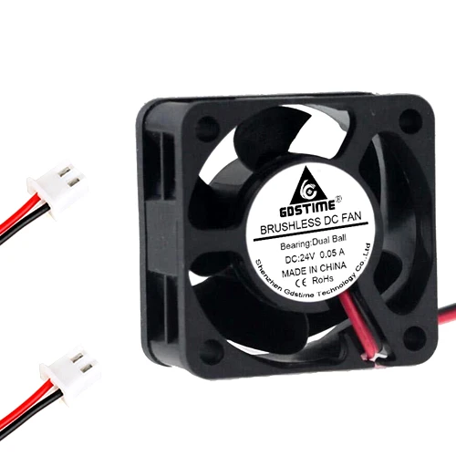 Комплект из 2 предметов черного цвета на каблуках высотой 5V/12V/24V 40*40*20 мм 4020