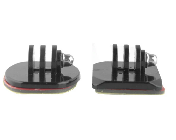 Новый дизайн плоское крепление + Изогнутое 3M наклейки на шлем адаптер для Gopro Hero 6 5