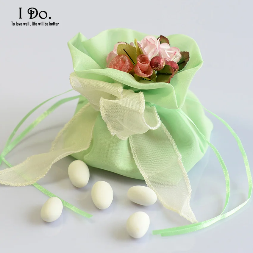 Бесплатная доставка 10 шт. свадебные сумочки коробка для свадебных конфет Lembrancinhas