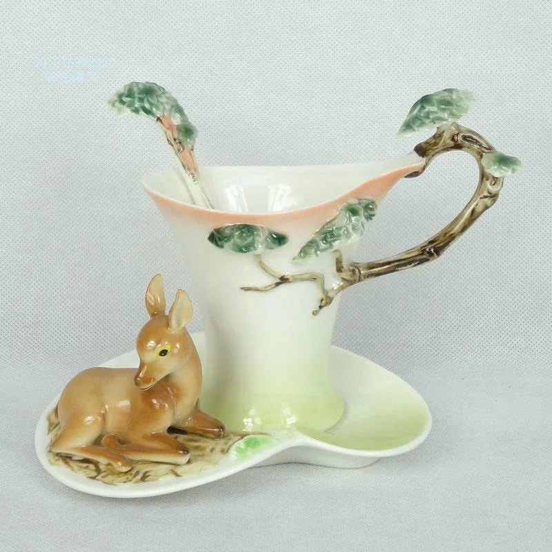 Кофейник Sika Deer керамические кофейники 21 шт. в 1 наборе из костяного фарфора