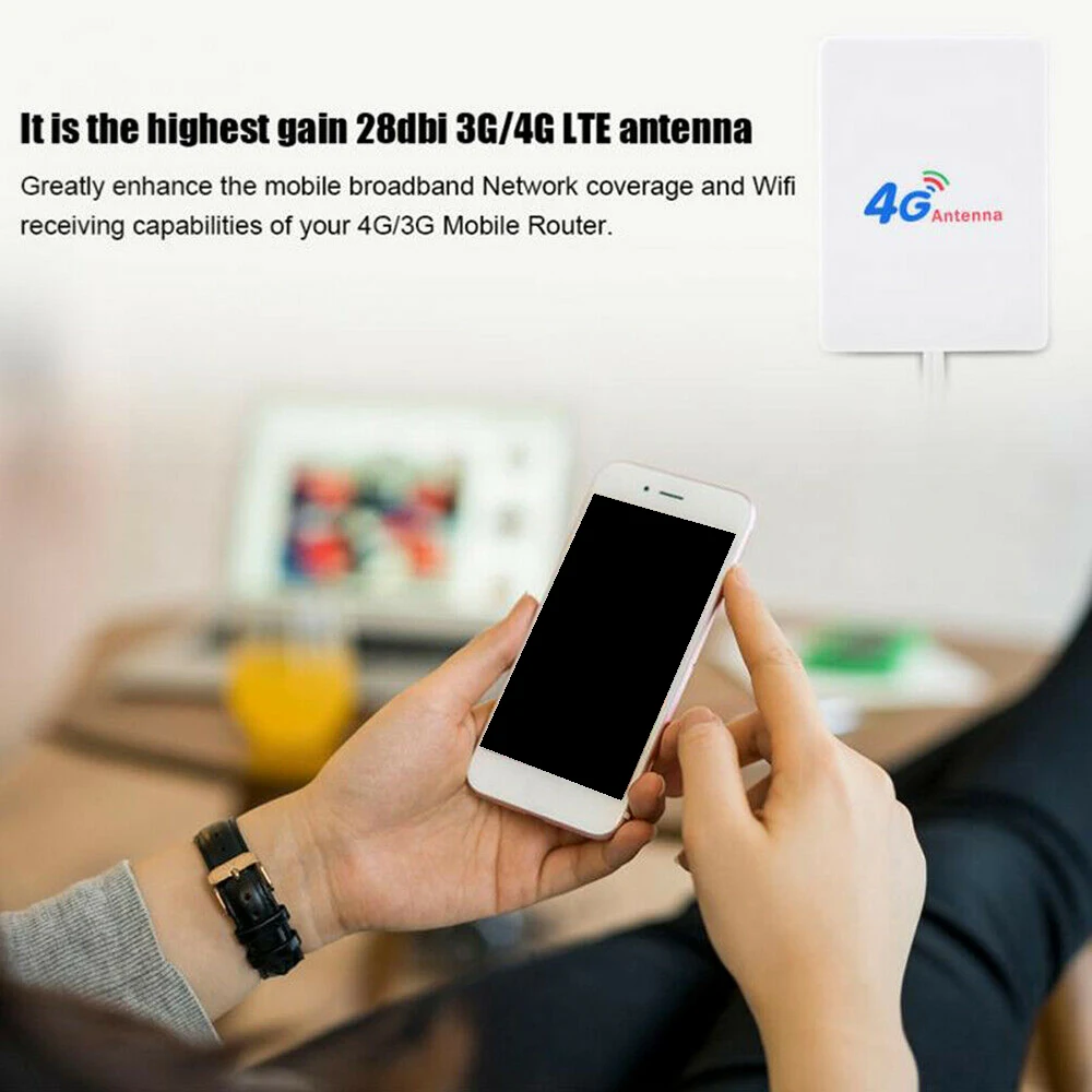 28dBi LTE антенна усилитель сигнала 4G/3G Мобильный маршрутизатор WiFi SMA/TS9/CRC9 сеть