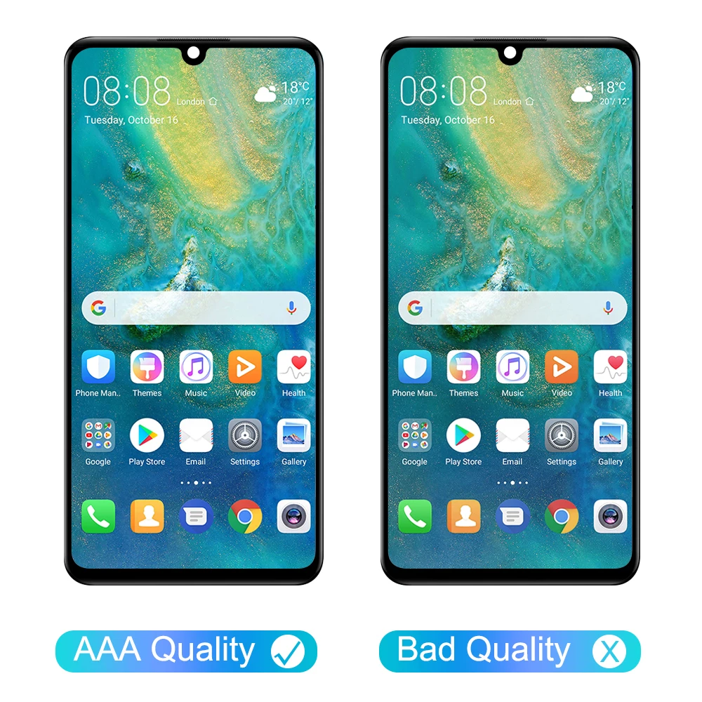 Полный ЖК-экран для huawei P30 lite ЖК-дисплей с рамкой дисплей сенсорный экран дигитайзер для huawei NOVA 4E ЖК-дисплей MAR-LX1 LX2