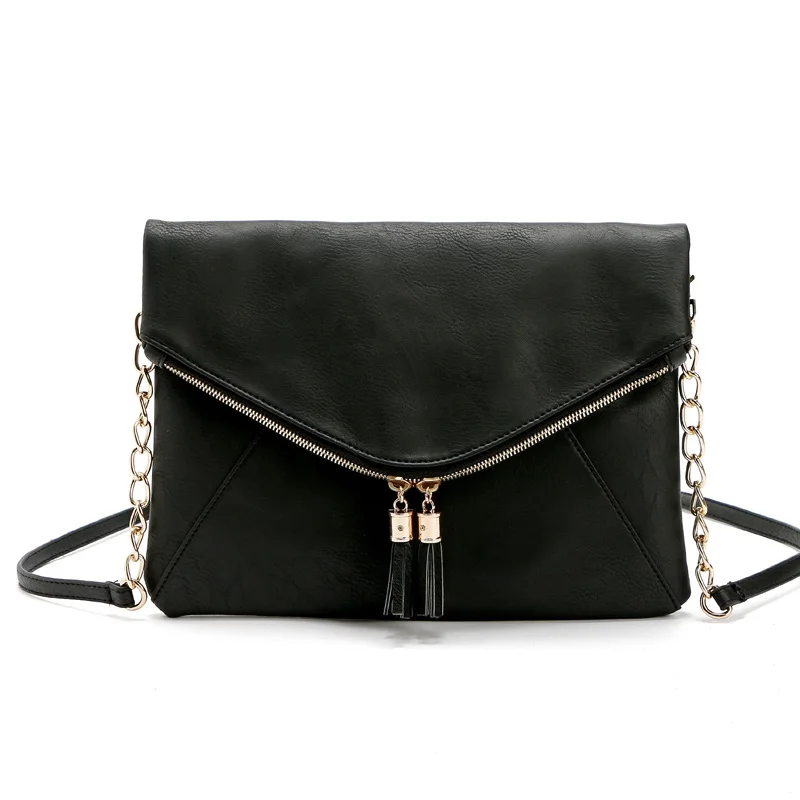 2018 Для женщин Конверт Сумочка кисточкой раза Сумка Слинг девушка плеча Crossbody