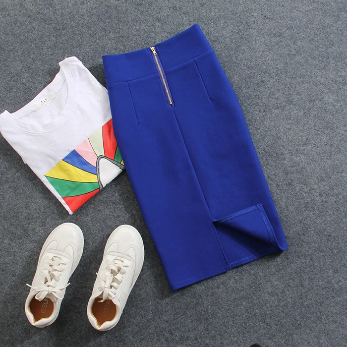 2017 Весна OL Леди Повседневная футболка хлопок цветочные Высокая Талия Модные