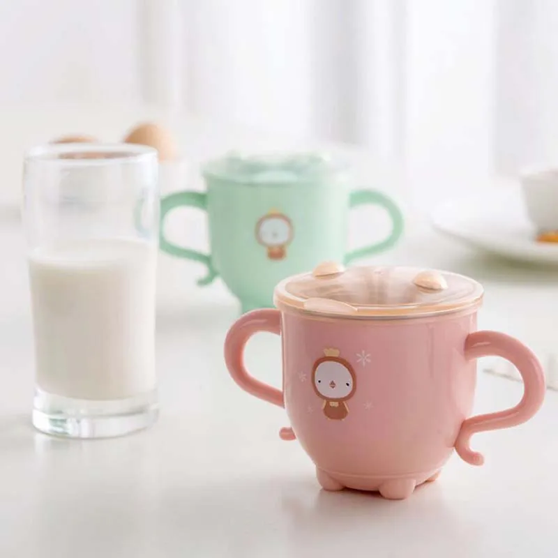 Большие чашки с ушками Детская Бутылочка защитой от капель для воды конфетных