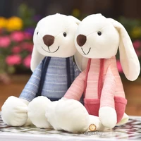2pcs accompany sleep lovely rabbit plush stuffed animal kids toys for girls children birthday christmas gift 405060cm doll