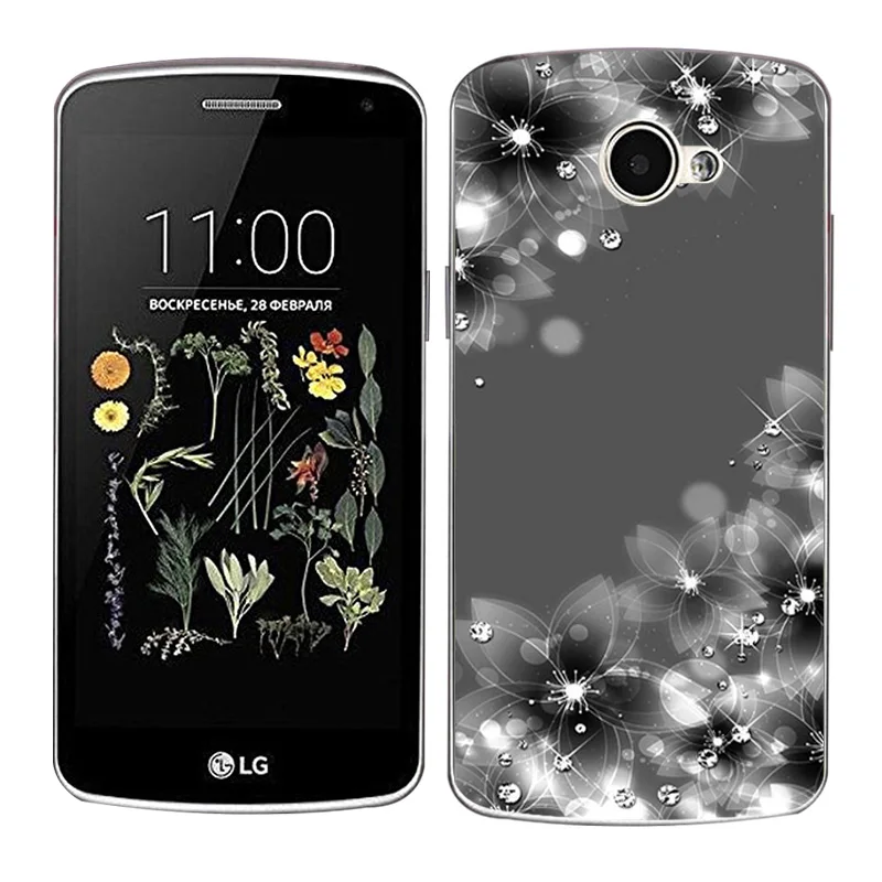 For LG K5 Case Luxury Soft TPU X220 X220DS 5.0&quot K 5 Sea Sand Painted Phone Back Cover Funda | Мобильные телефоны и