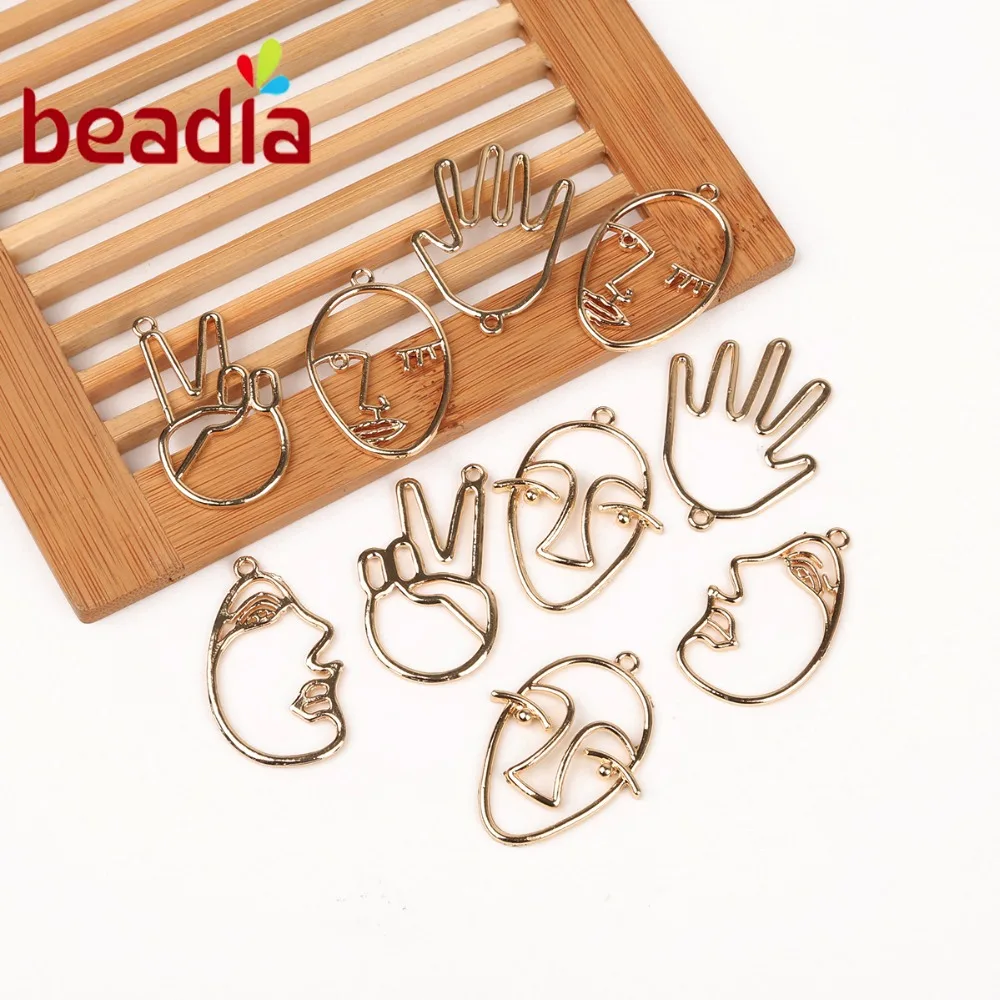 Заводская цена 4 шт. Очаровательная металлическая подвеска KC с изображением