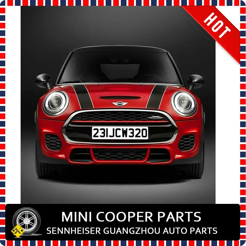 Новая передняя накладка JCW из АБС пластика и оригинальной детали для гриля w/Chilli Red