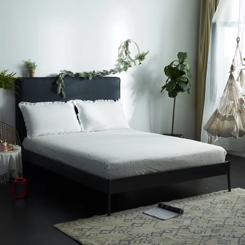 Простыня с леопардовым принтом 100% хлопок эластичный матрас подходит ко всему