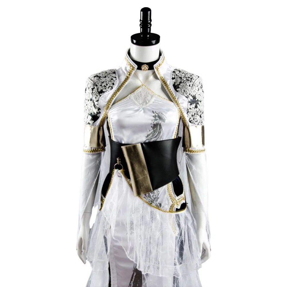 2017 Kingsglaive FF XV Lunafreya Nox Fleuret костюмы для косплея FF15 женские вечерние платья накидка