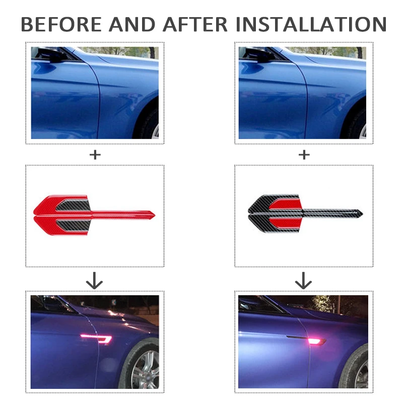 OVERE 1 комплект автомобильных передних крыльев 3D наклейки с эмблемой Стайлинг для