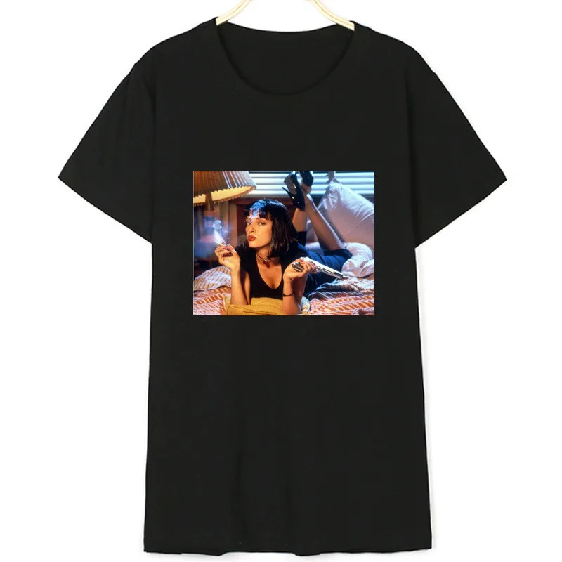 Летняя Новинка сексуальная женская футболка с принтом для пары шляпа хип хопа