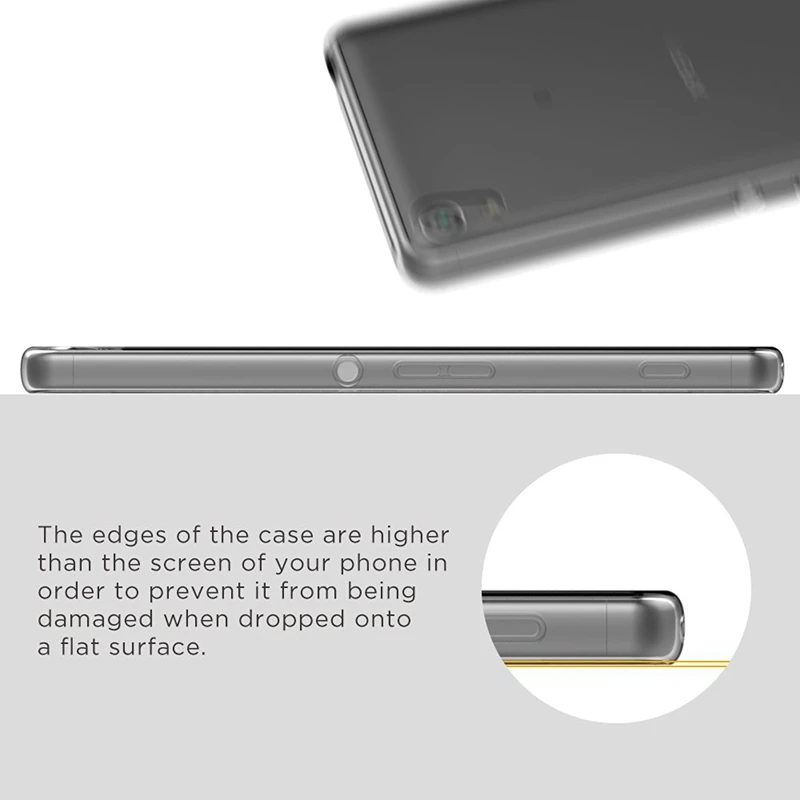 Мягкий ТПУ чехол для телефона sony Xperia X XA Performance F3111 F3112 XZ1 XZ3 XZ2 XZ Premium XA2 Ультратонкий Прозрачный чехол